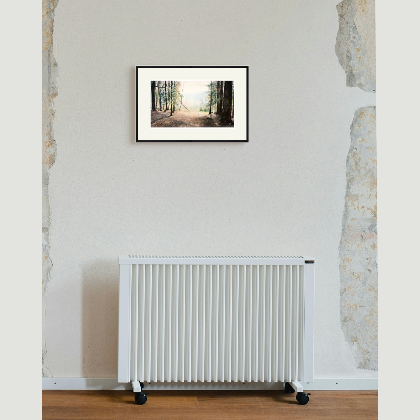 The smell of the warm summer air